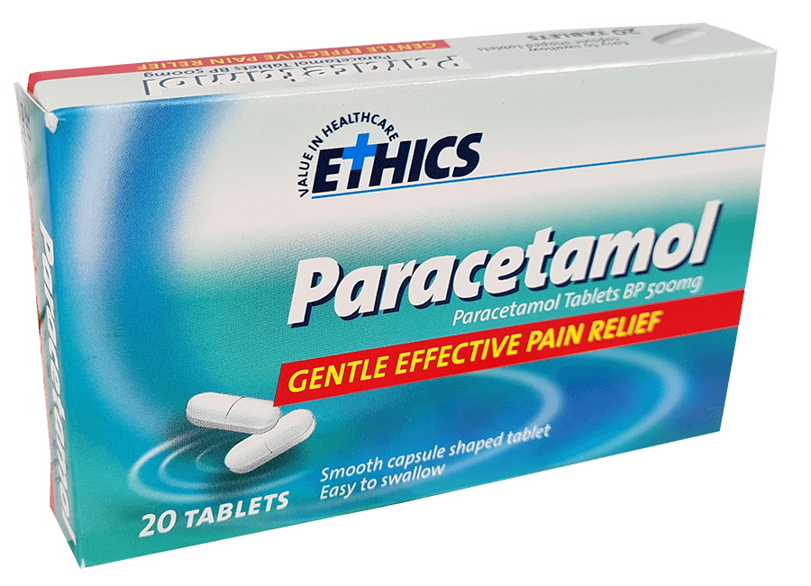 Dovetail First Aid Ethics Paracetamol 500mg 20 Pa - Everything Workwear ...