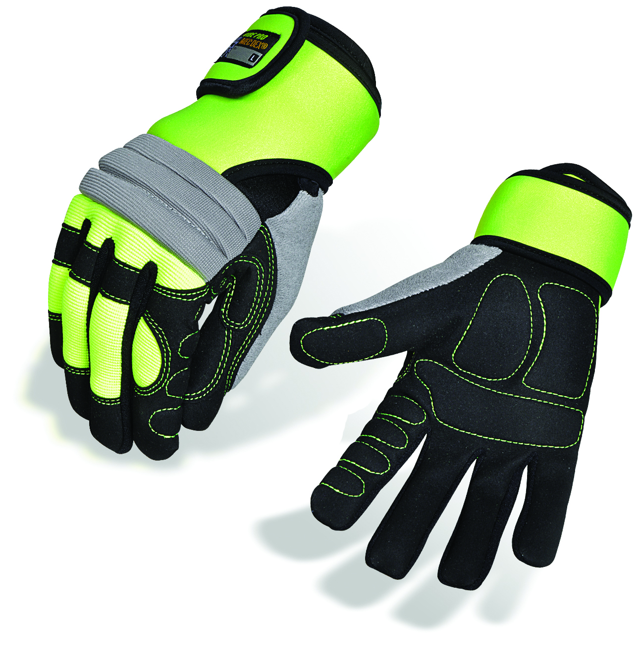 Safety Mate Mecdex Vibe-pro, Yellow, Cut D Gloves - Everything Workwear ...