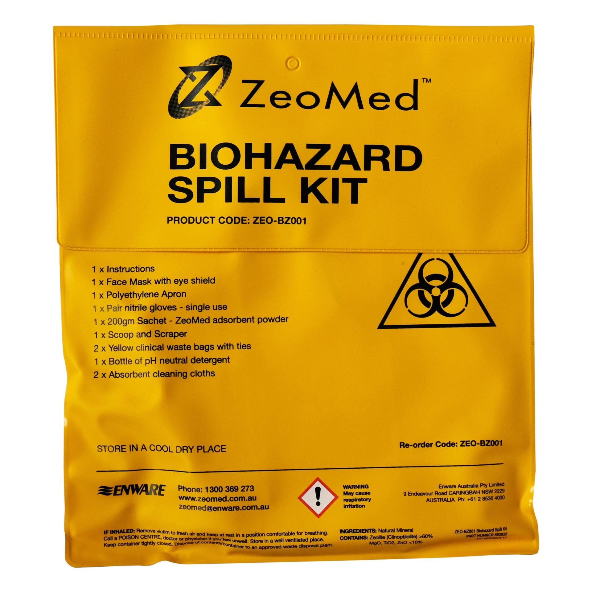 Hazero Biohazard Spill Kit - Everything Workwear & Safety NZ